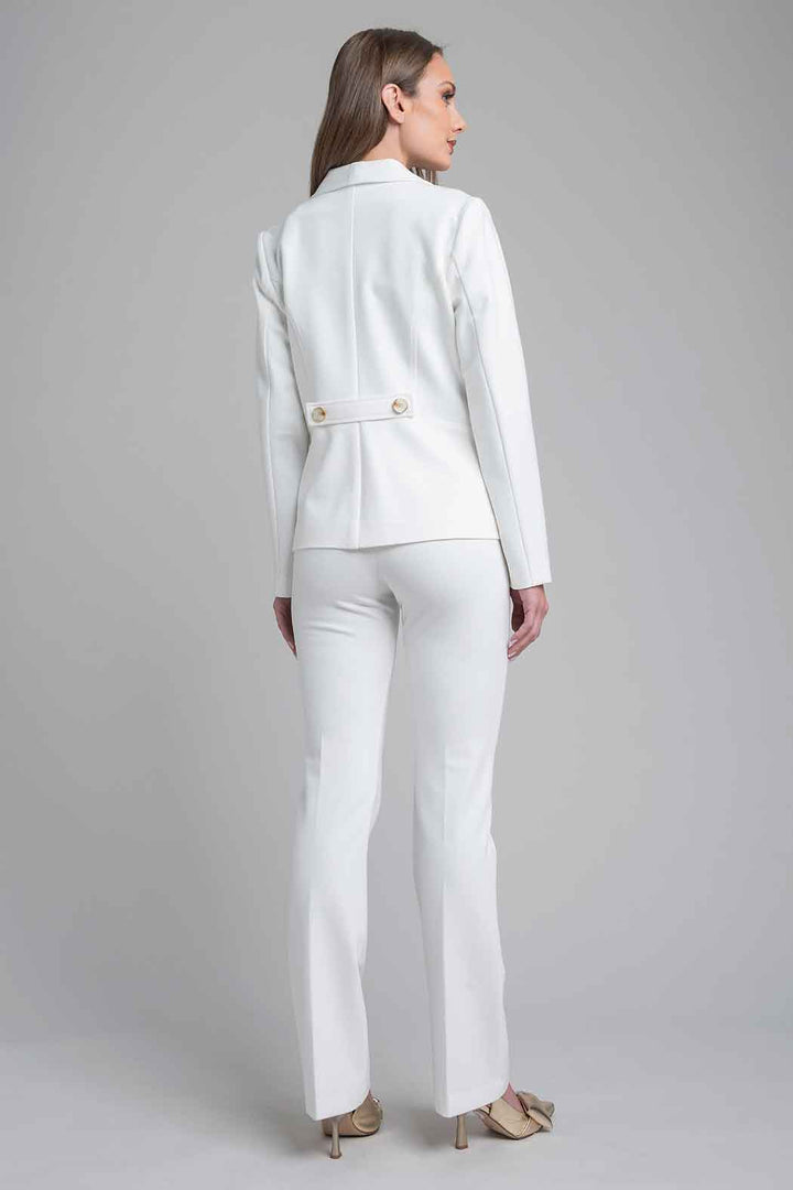 Conjunto De Pantalon Con Saco Y Blusa