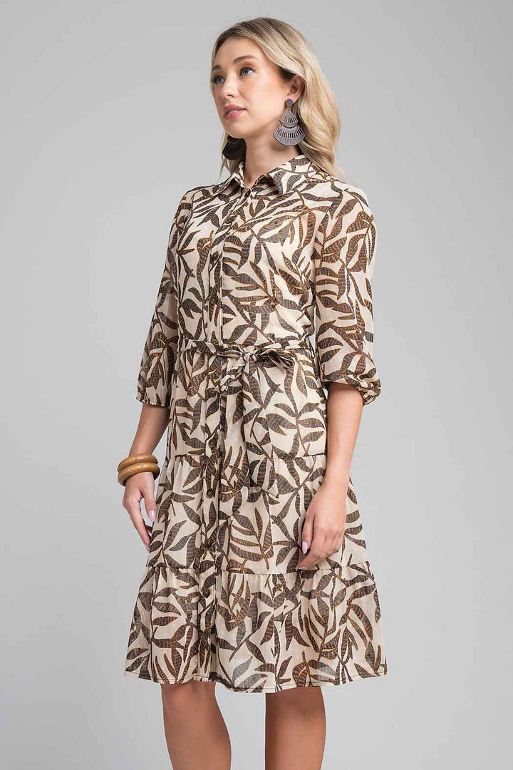Vestido Camisero Estampado