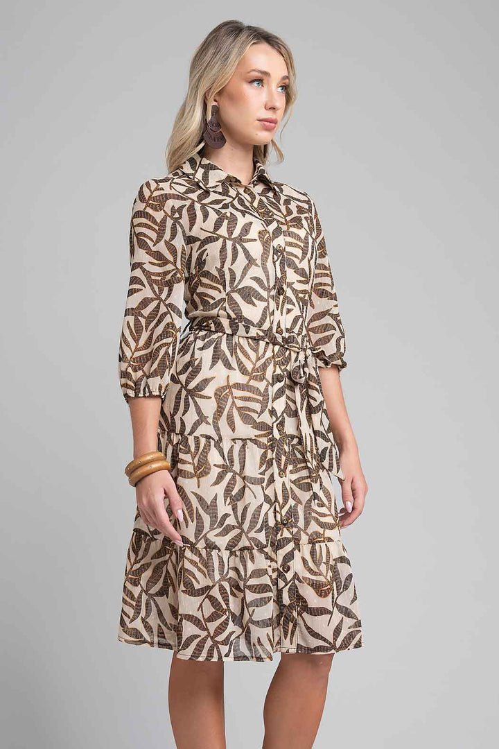 Vestido Camisero Estampado
