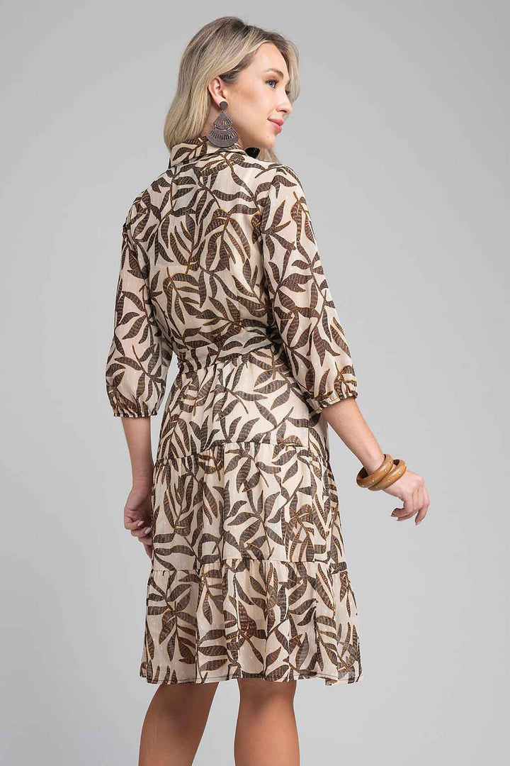 Vestido Camisero Estampado