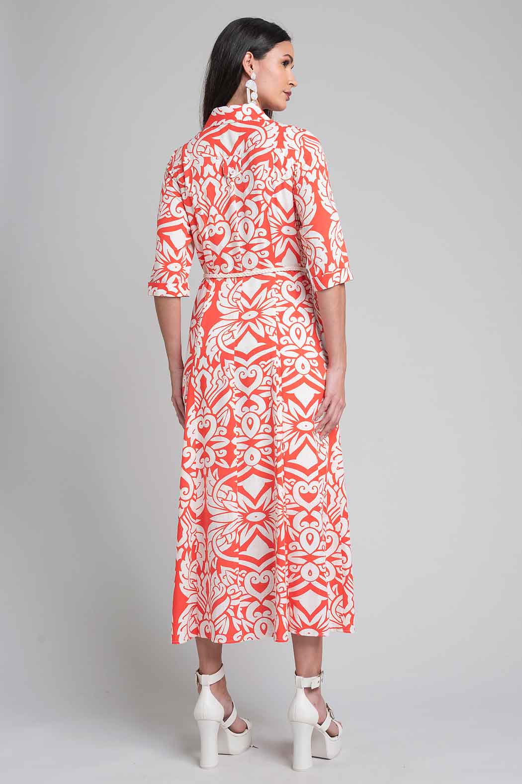Vestido Camisero Estampado