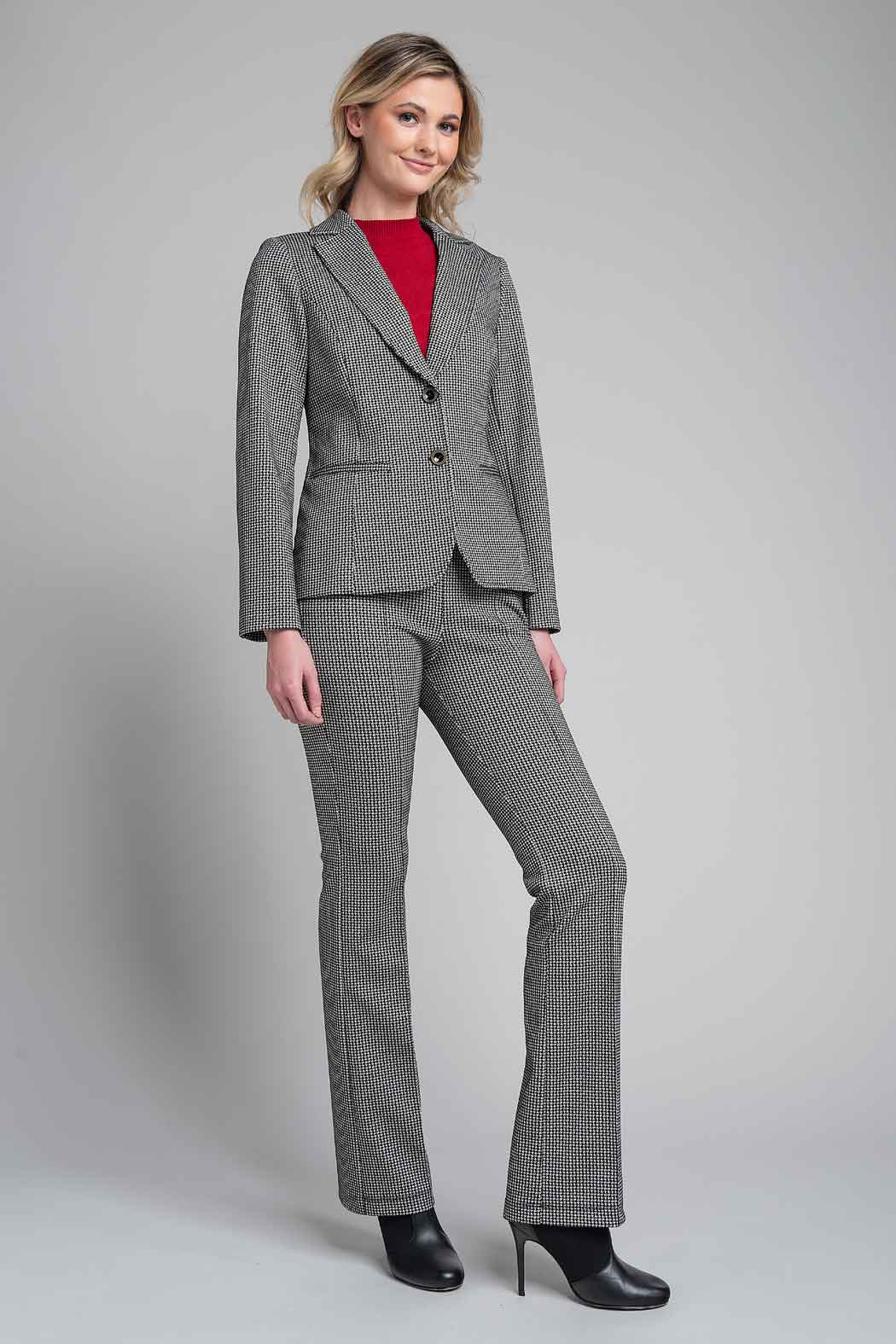 Conjunto De Pantalon Y Saco Con Solapa