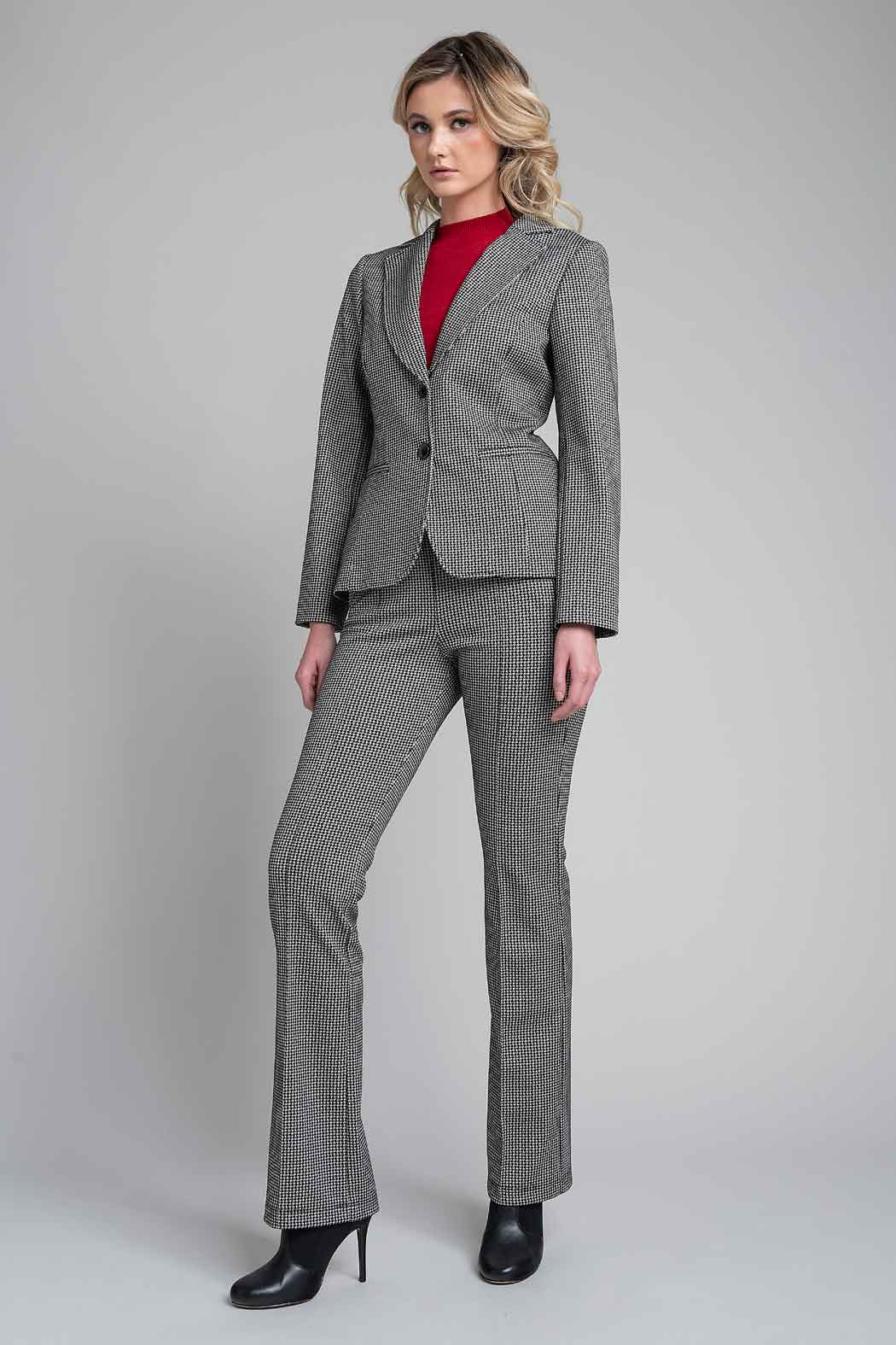 Conjunto De Pantalon Y Saco Con Solapa