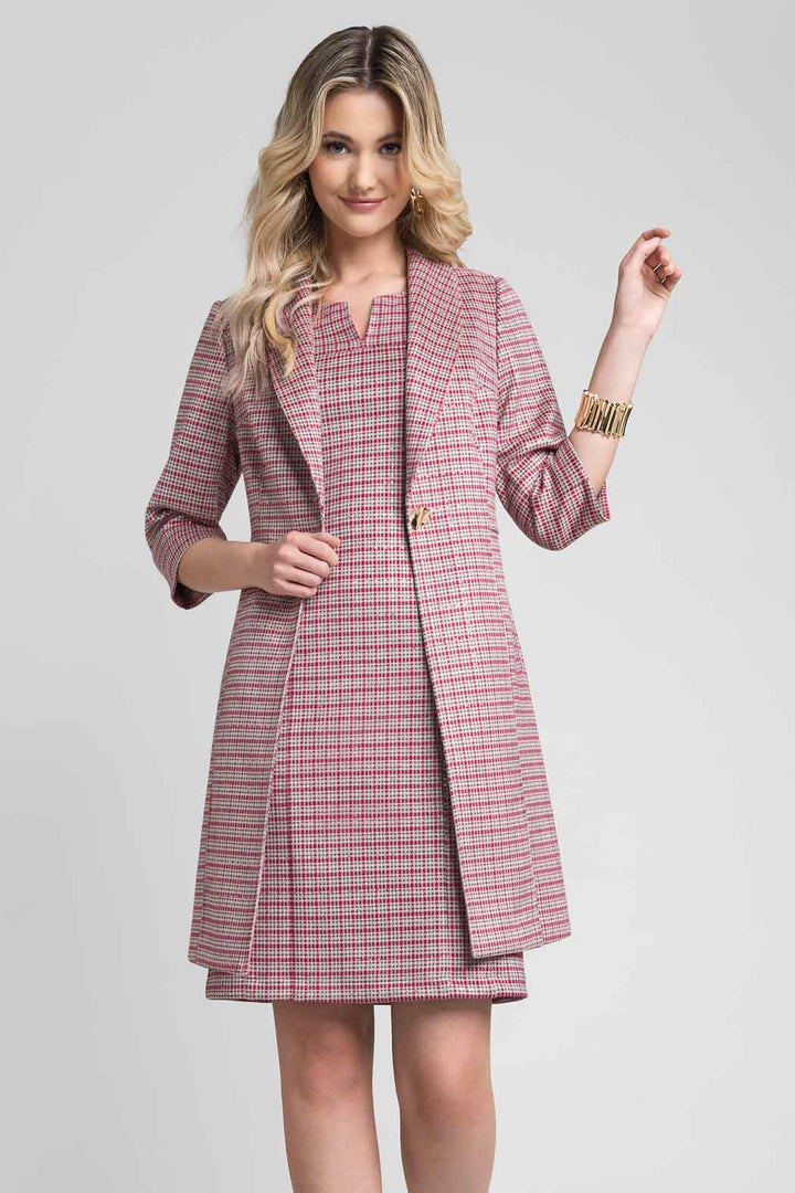Vestido Con Saco Largo Estampados