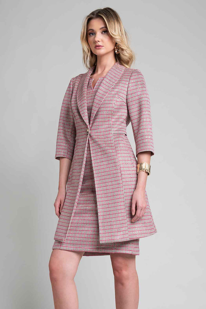 Vestido Con Saco Largo Estampados