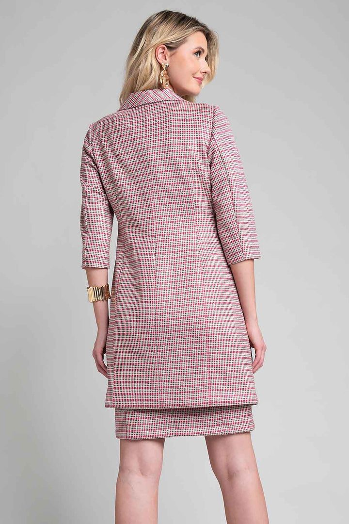 Vestido Con Saco Largo Estampados