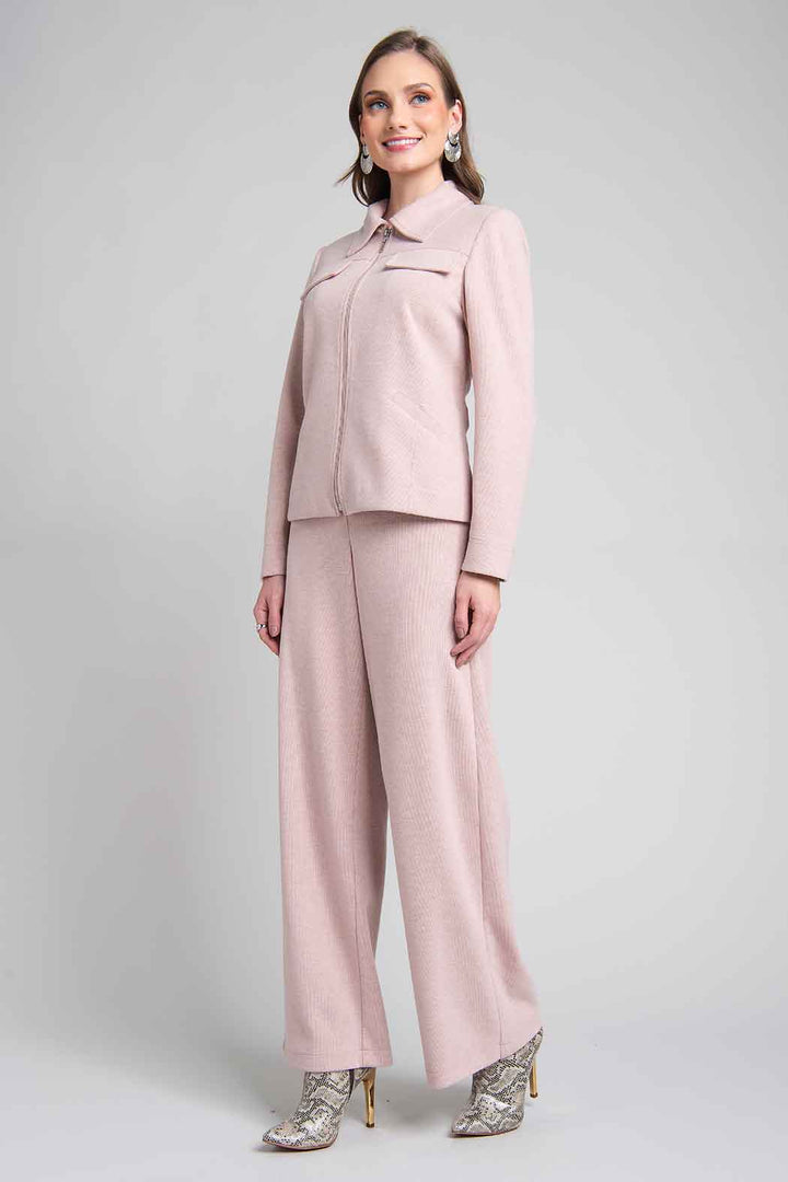 Conjunto De Pantalon Con Saco Y Cierre