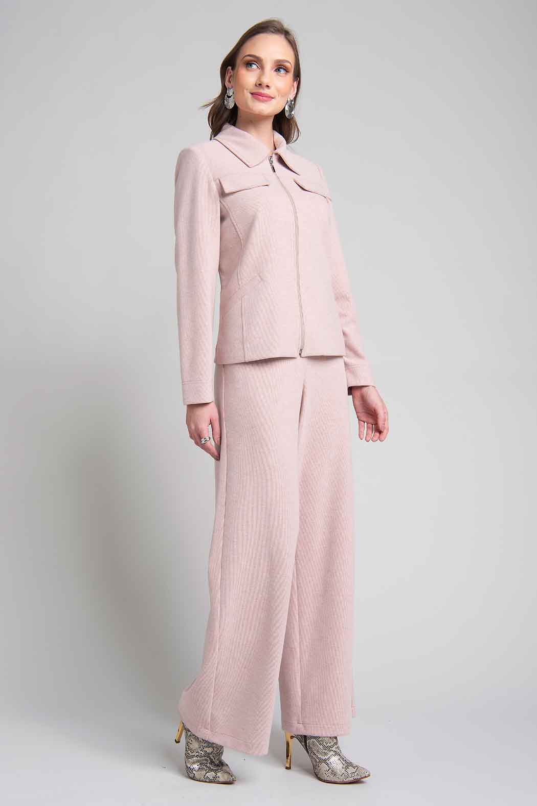 Conjunto De Pantalon Con Saco Y Cierre