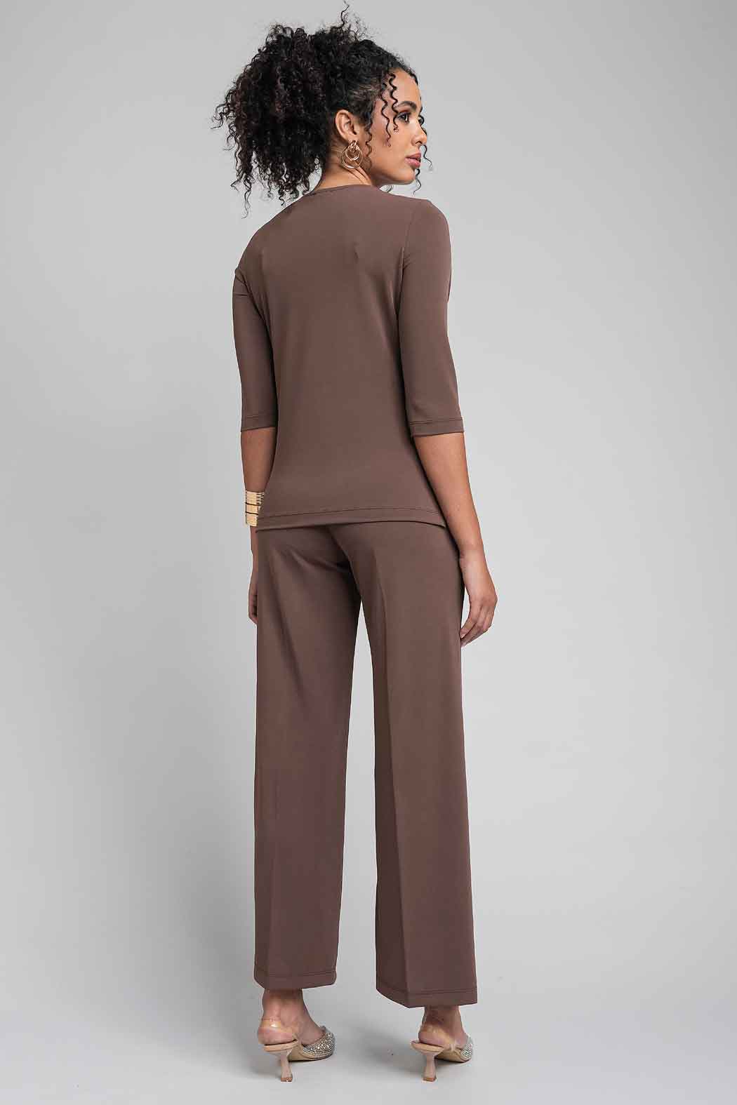 Conjunto De Pantalon Con Bluson Liso
