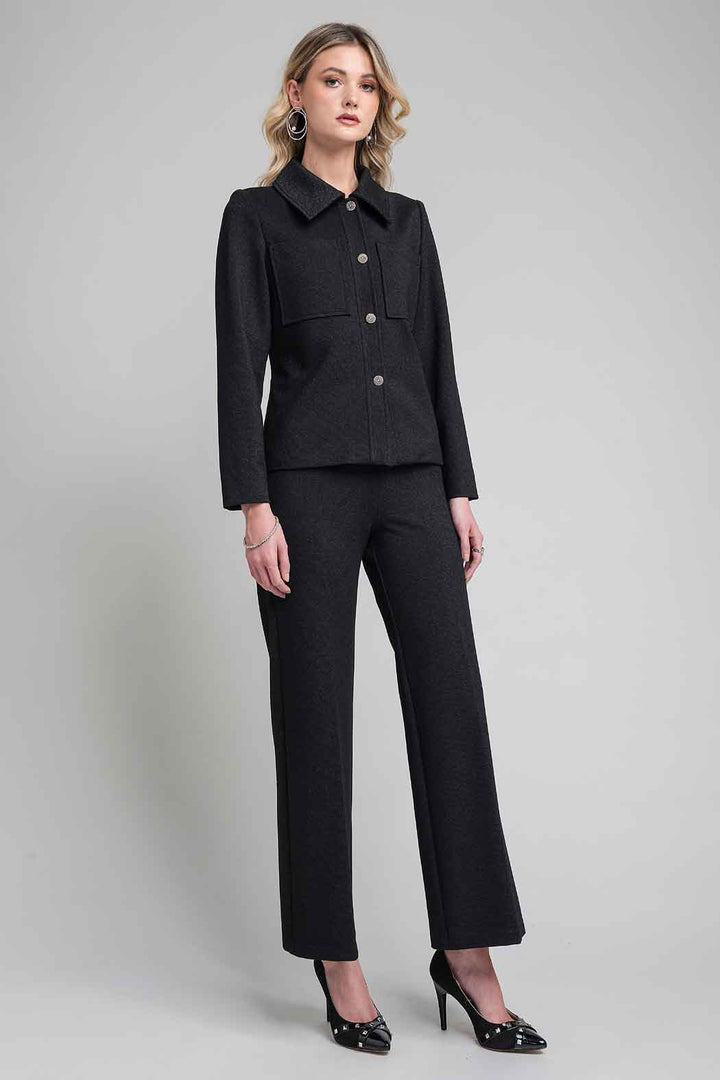 Conjunto De Pantalon Con Saco Liso