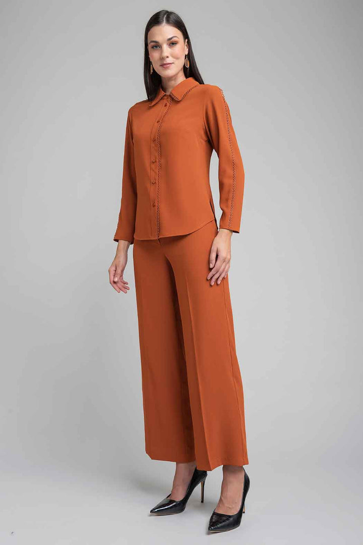 Conjunto De Pantalon Con Blusa