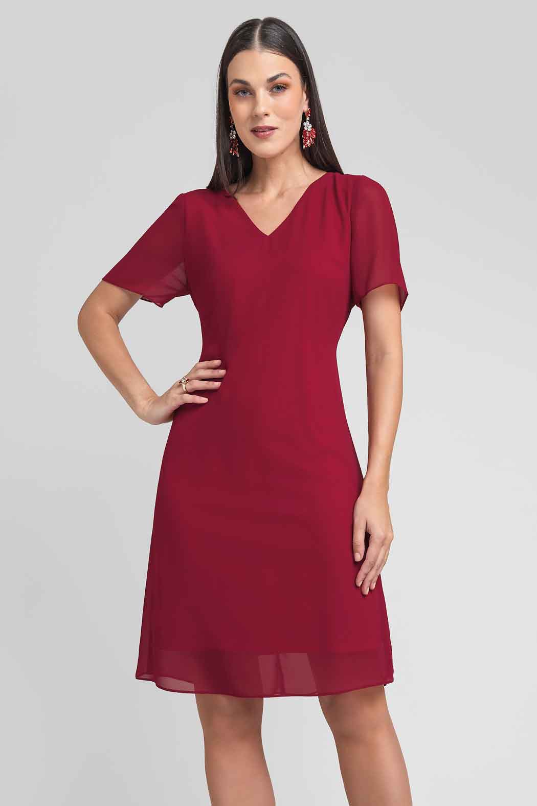 Vestido Con Ensamble Largo