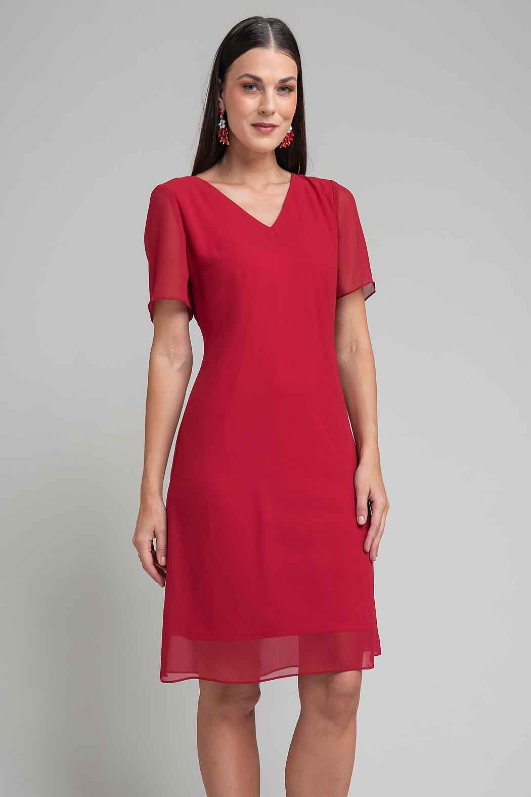 Vestido Con Ensamble Largo