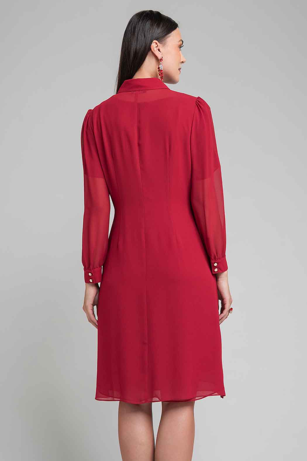 Vestido Con Ensamble Largo