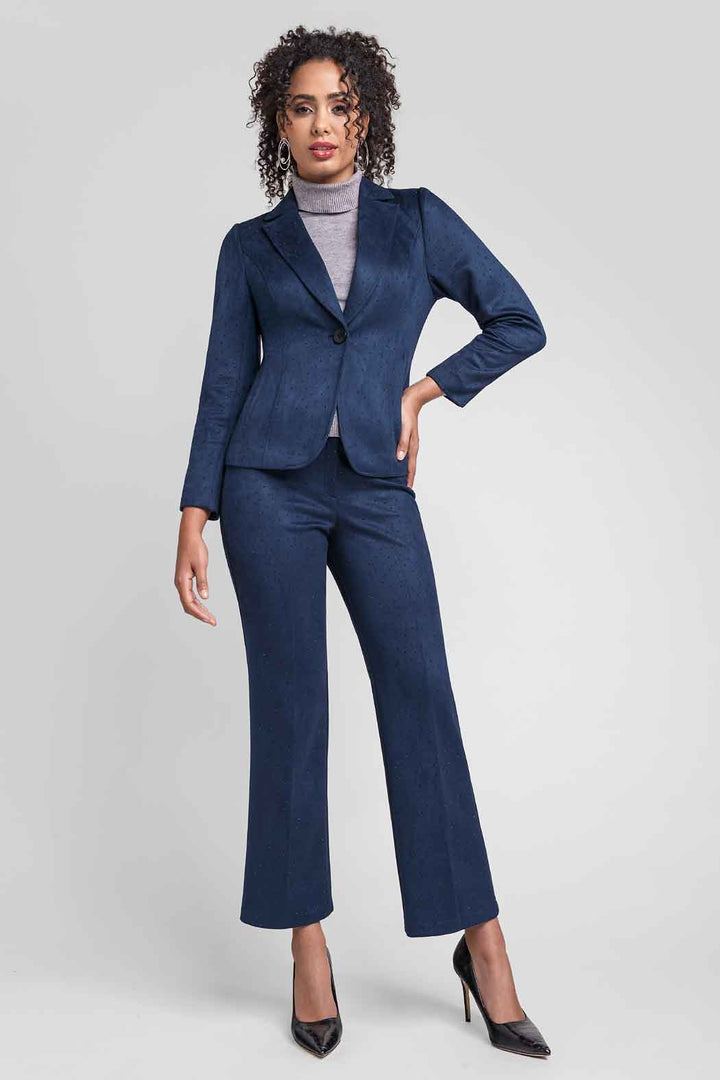 Conjunto De Pantalon Con Saco Corto