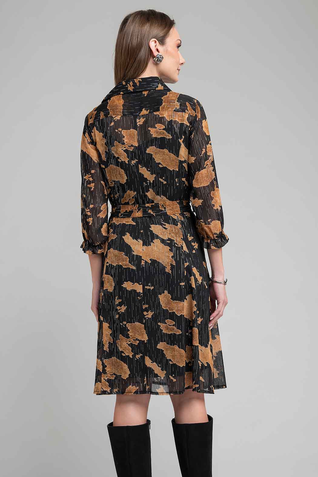 Vestido Con Estampado Floral
