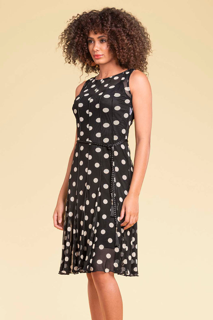 Vestido Con Estampado De Lunares