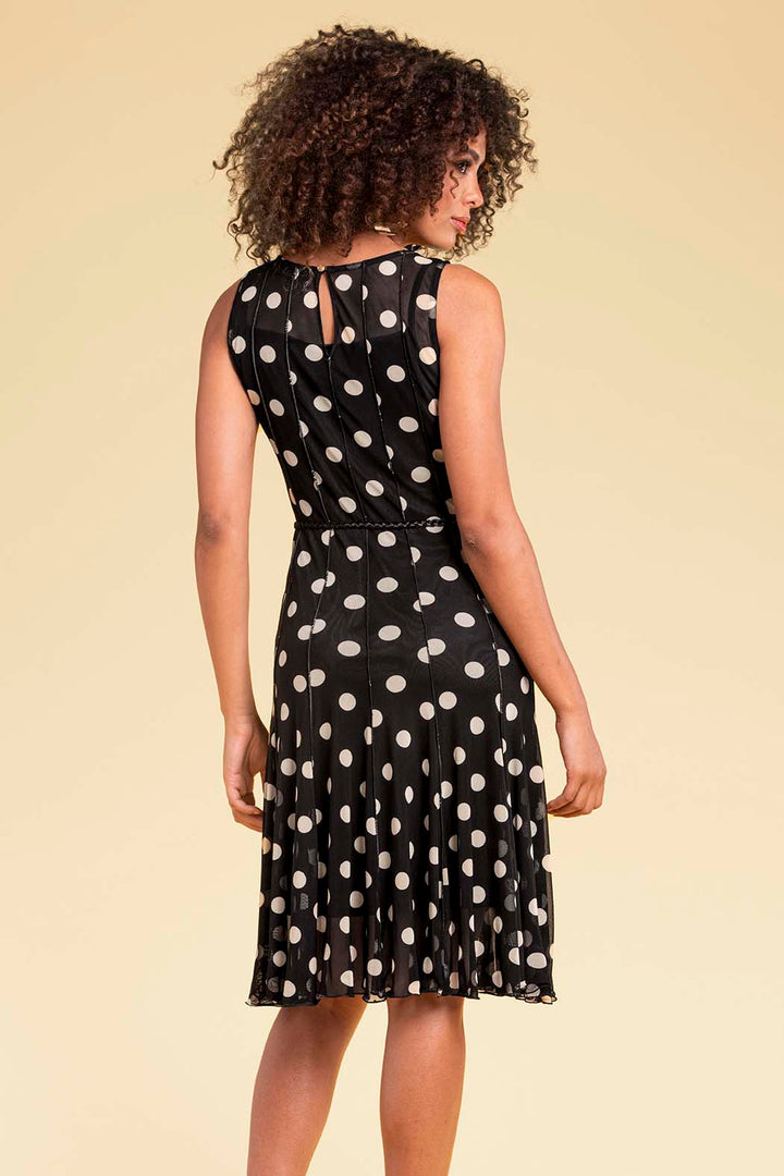 Vestido Con Estampado De Lunares