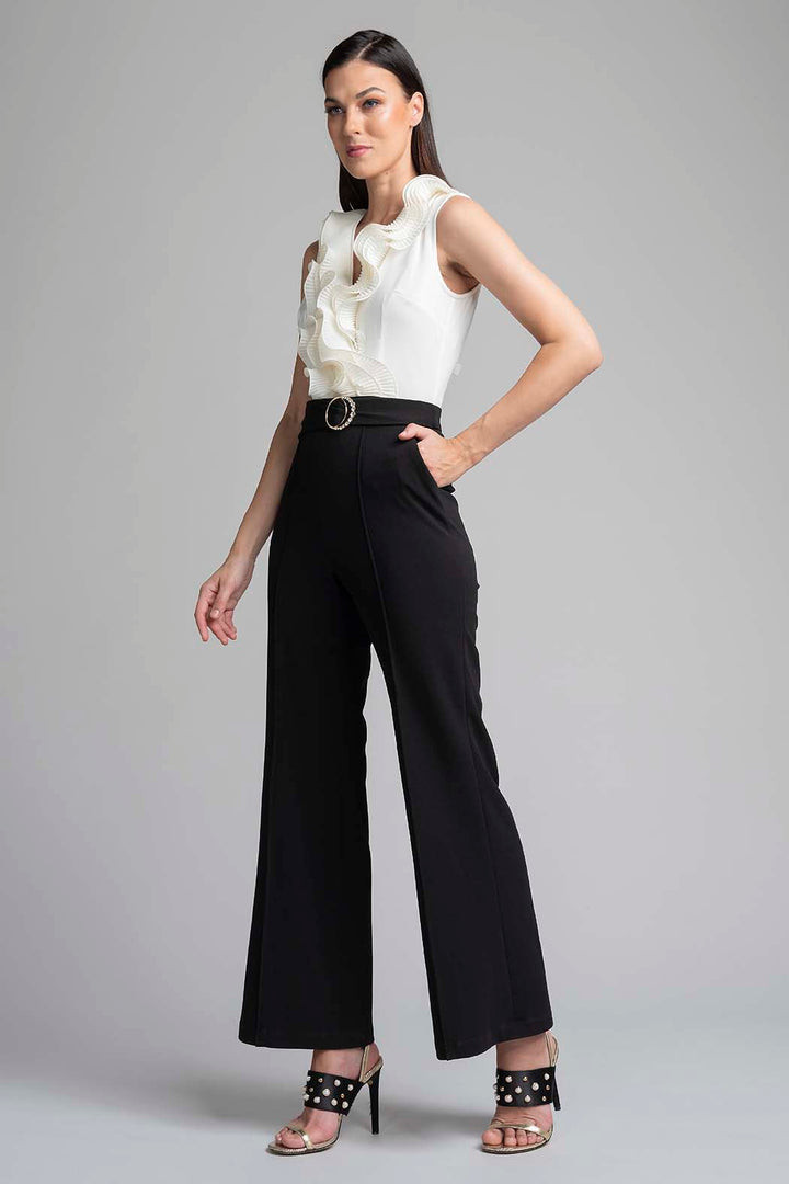 Jumpsuit Con Olanes Y Cinturon