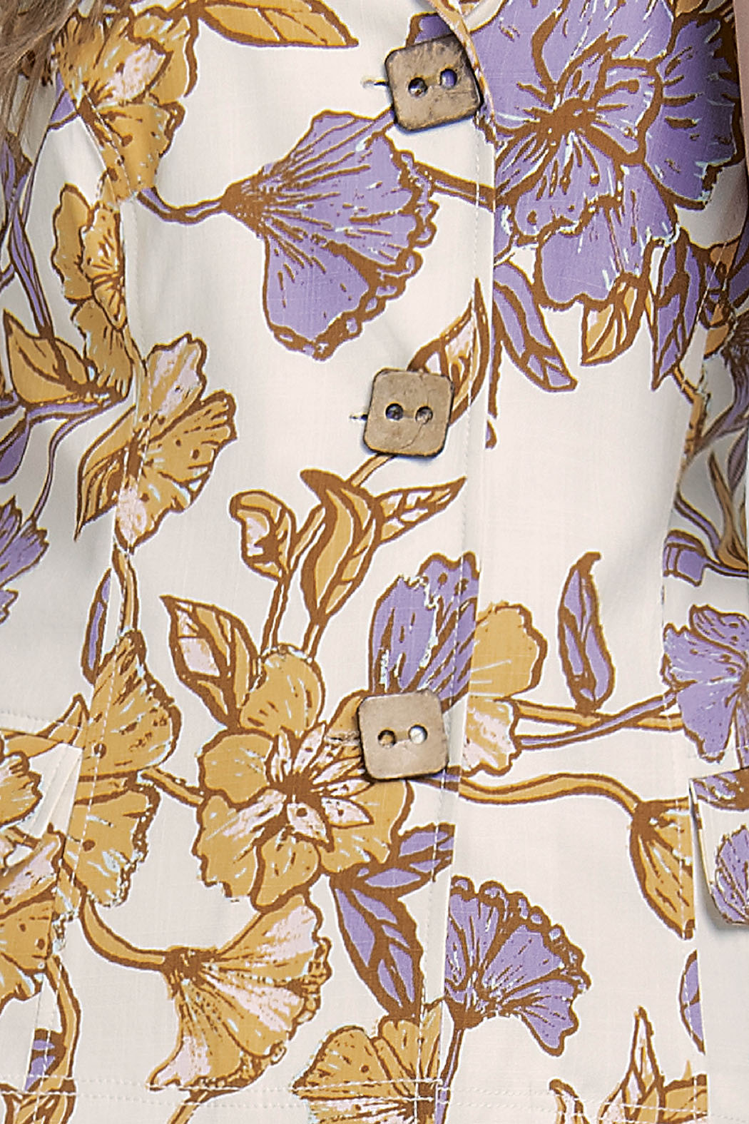 Conjunto De Pantalon Con Blusa Con Estampado De Flores
