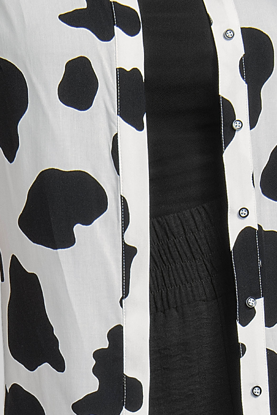 Conjunto De Pantalon Con Bluson Estampado Y Botones Al Frente