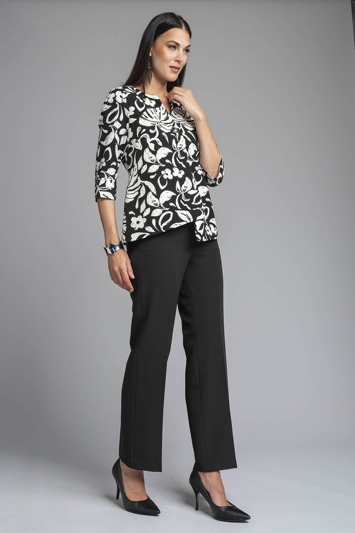 Conjunto De Pantalon Con Saco Corto Estampado