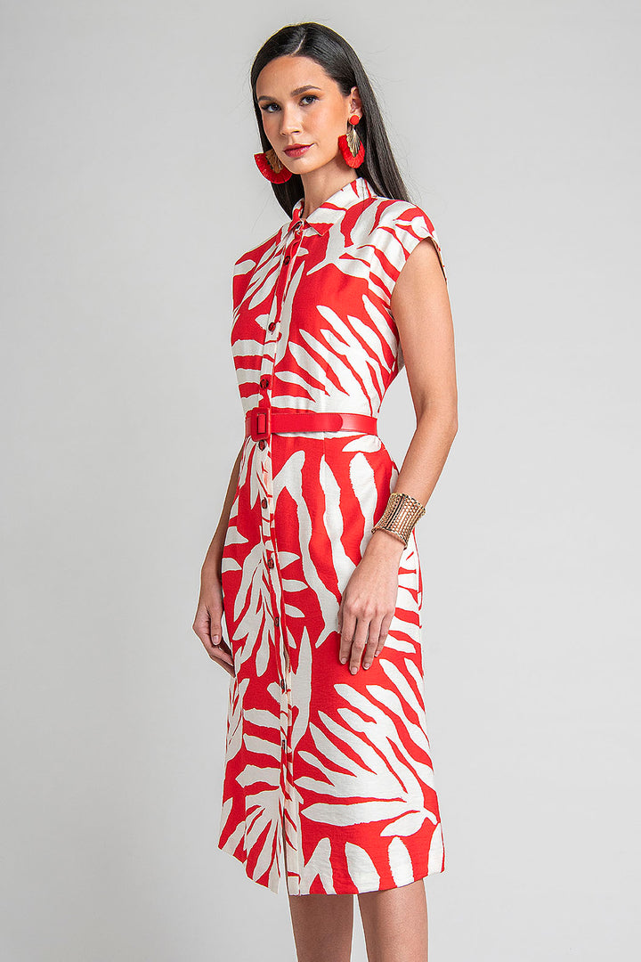 Vestido Camisero Estampado