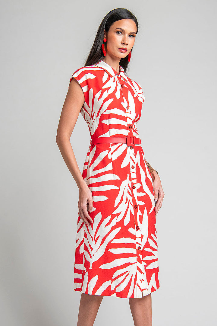 Vestido Camisero Estampado