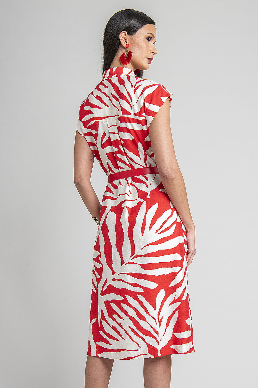 Vestido Camisero Estampado