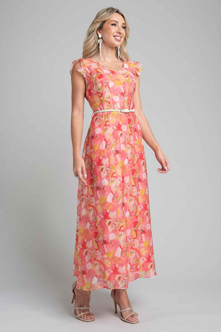 Vestido Con Estampado Floral