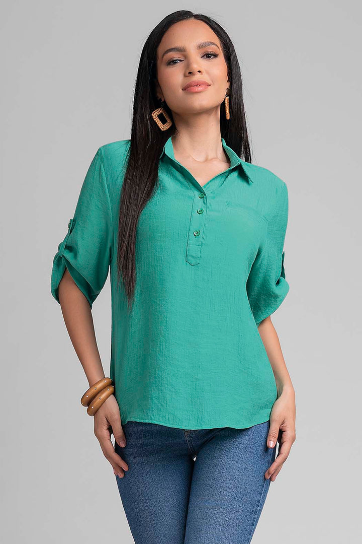 Blusa Camisera Lisa