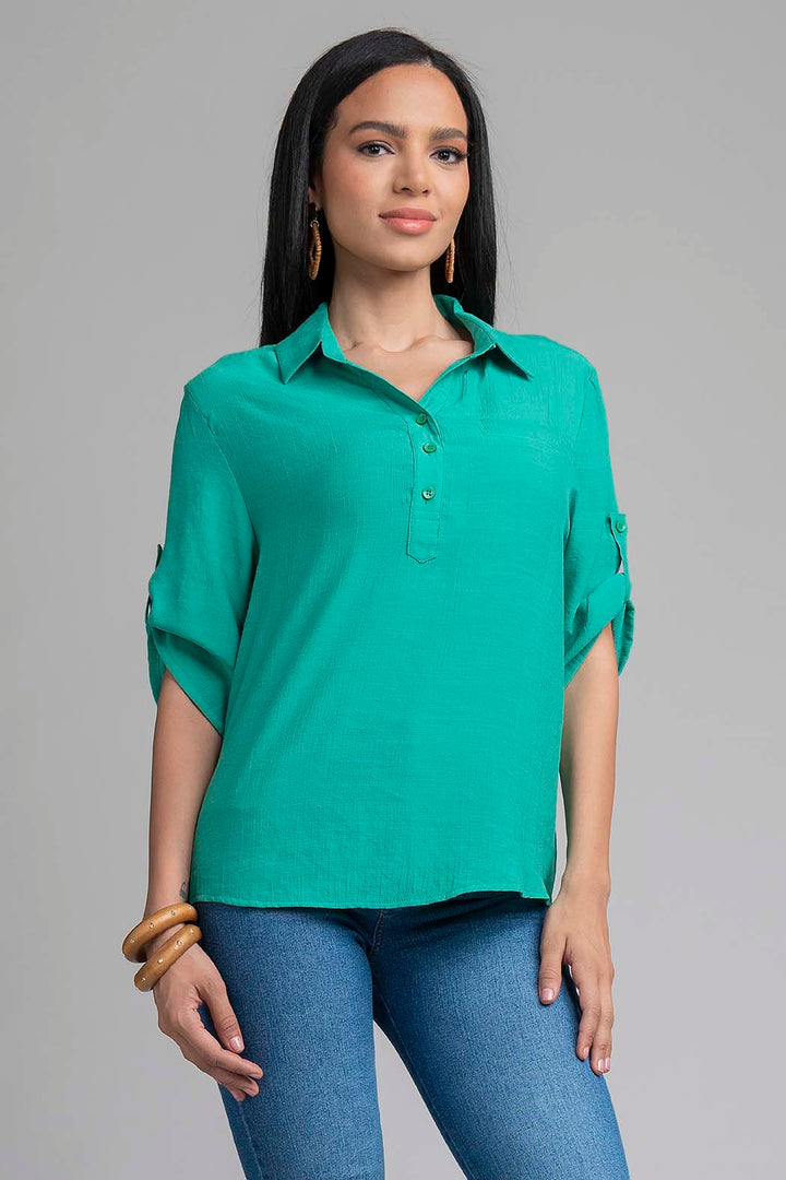 Blusa Camisera Lisa