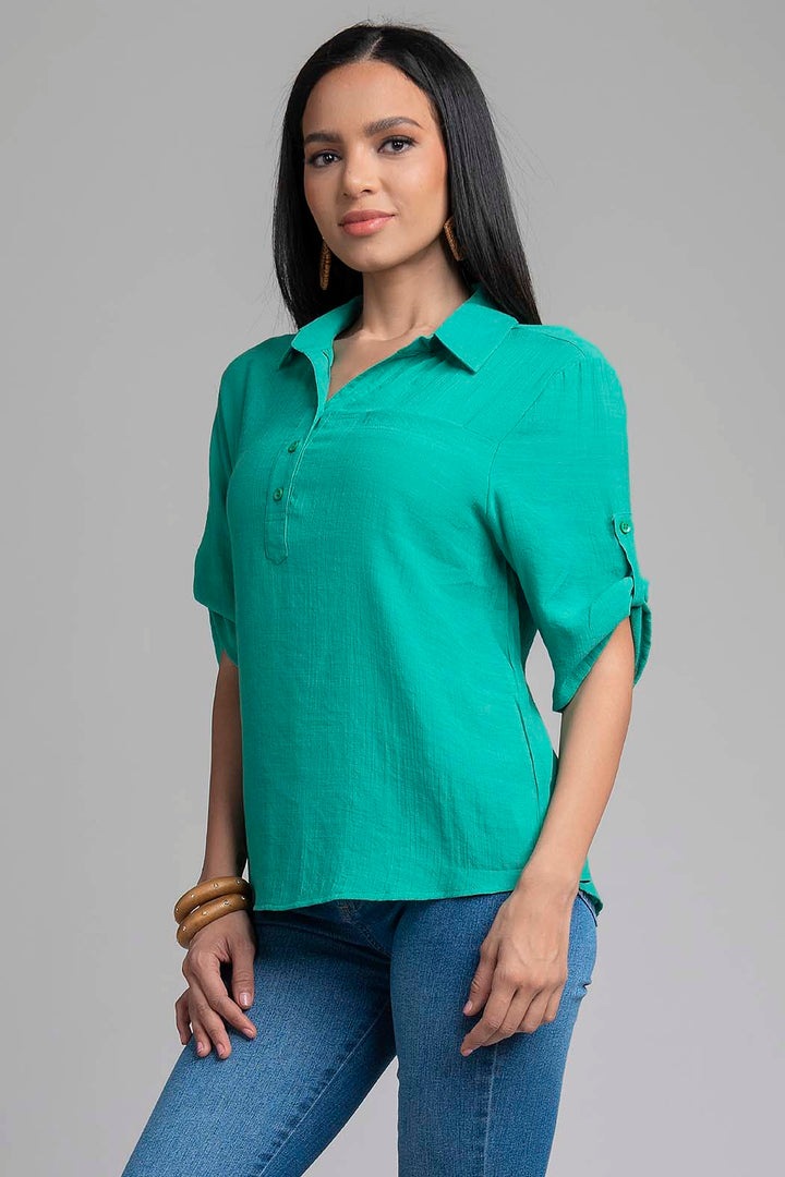 Blusa Camisera Lisa