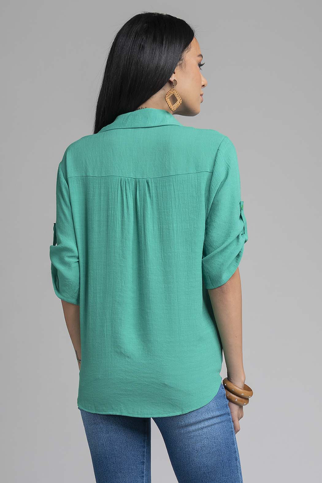 Blusa Camisera Lisa