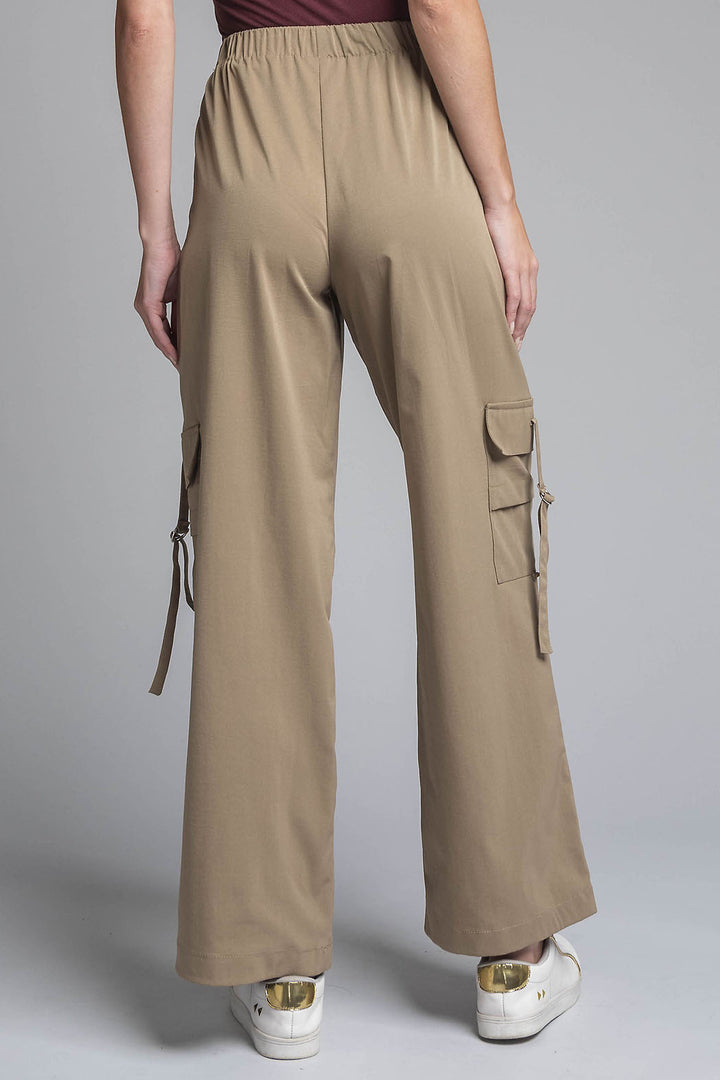 Pantalon Cargo Con Resorte En Cintura