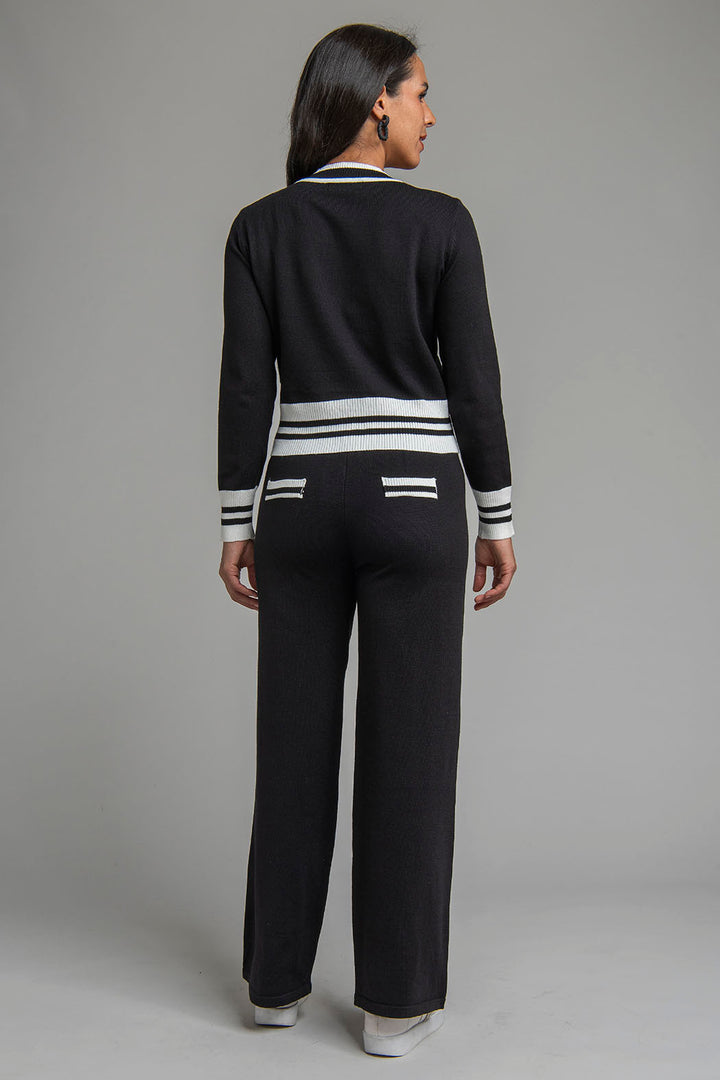 Conjunto De Pantalon Con Sueter De Punto