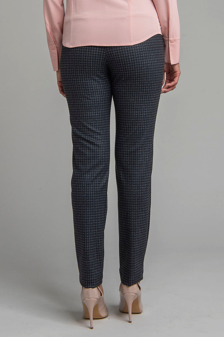 Pantalon Corte Recto De Cuadros