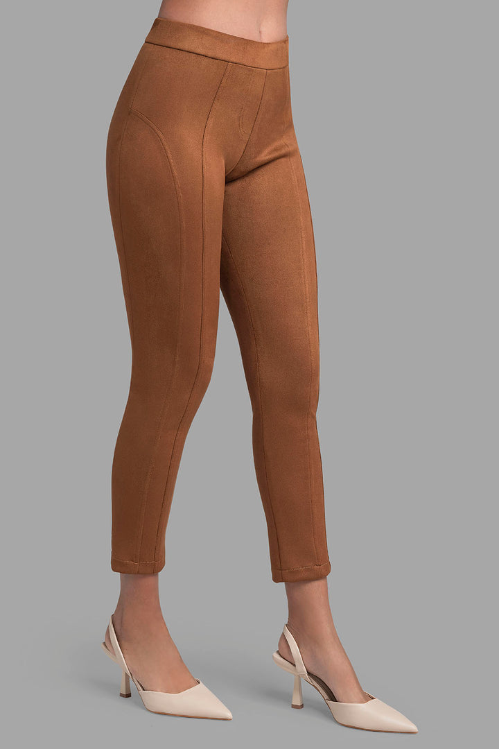 Pantalon De Gamusa Corte Recto