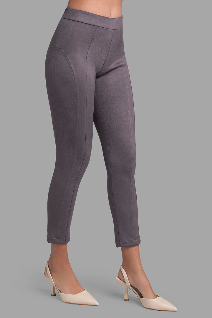 Pantalon De Gamusa Corte Recto