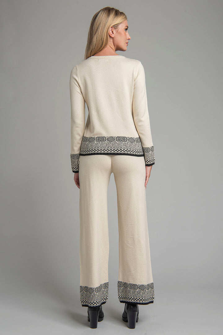 Conjunto De Pantalon Y Sueter De Punto