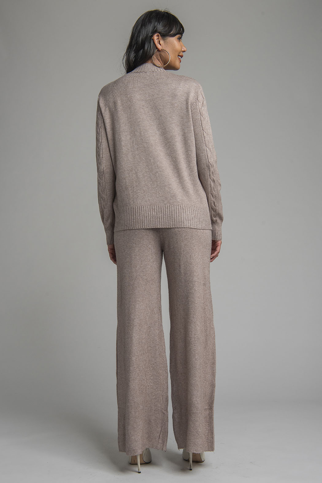 Conjunto De Pantalon Con Sueter De Punto
