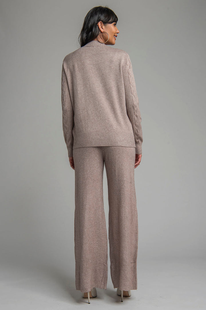 Conjunto De Pantalon Con Sueter De Punto