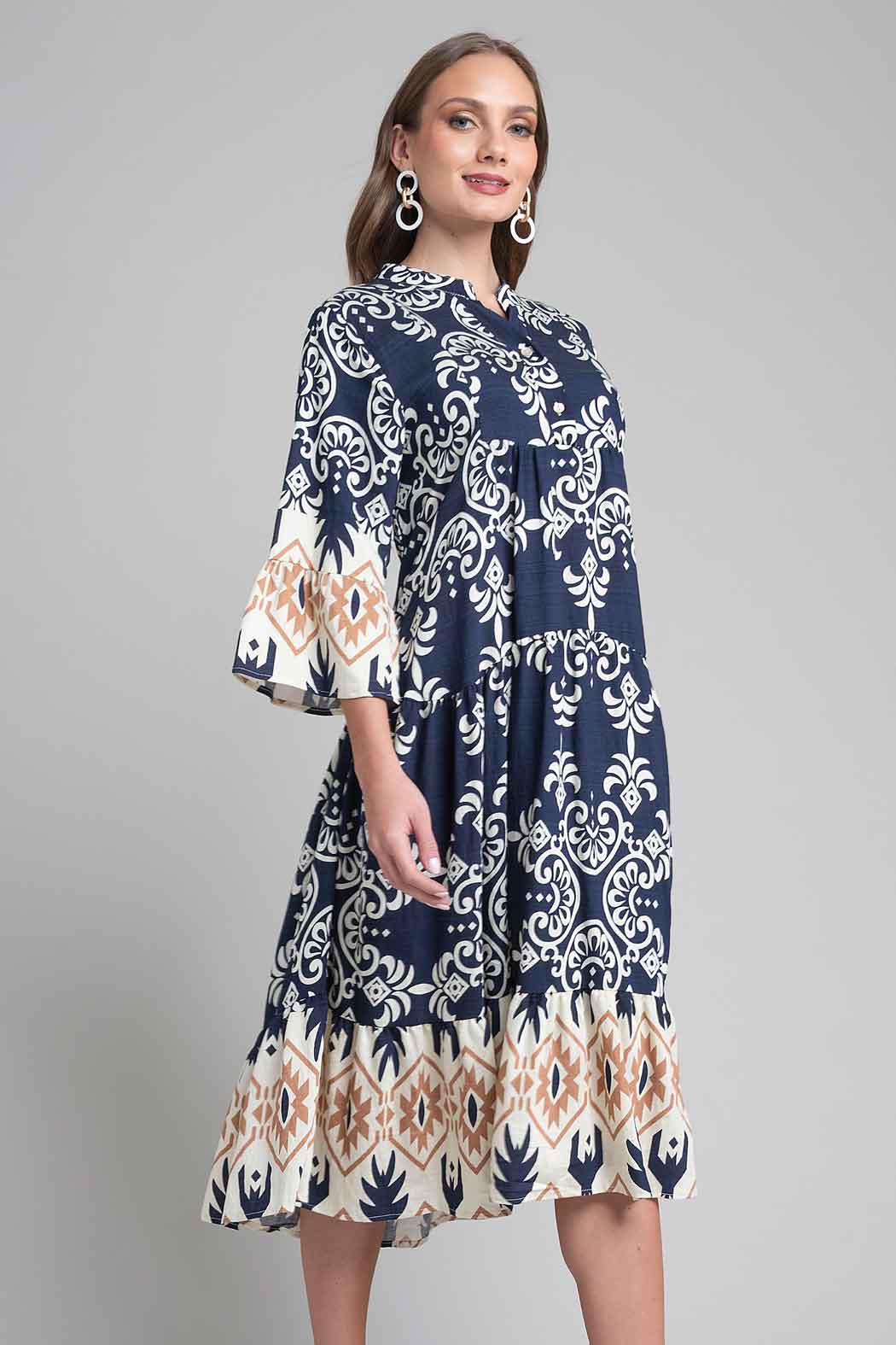 Vestido Holgado Estampado