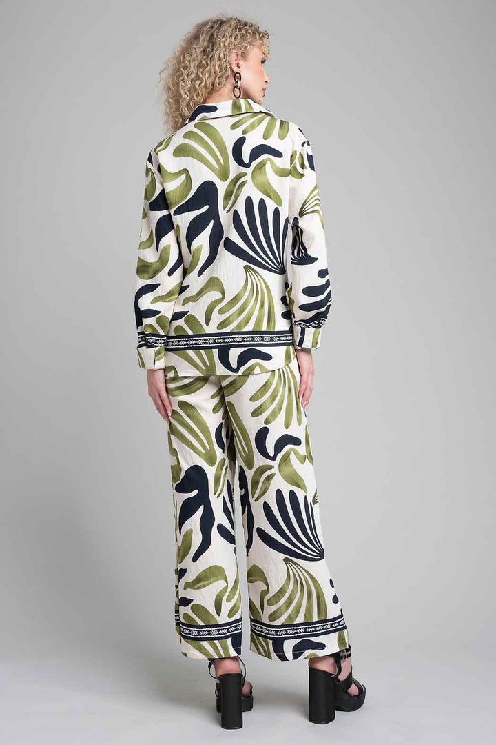 Conjunto De Pantalon Y Bluson Estampado