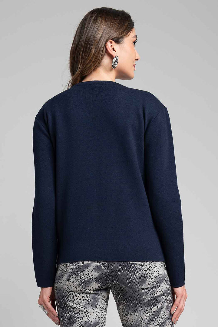 Sueter Corto Con Bolsas Y Cuello Redondo