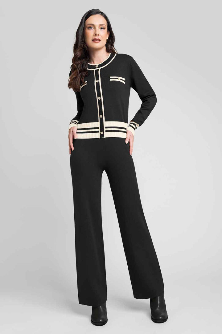 Conjunto De Pantalon Con Sueter De Punto