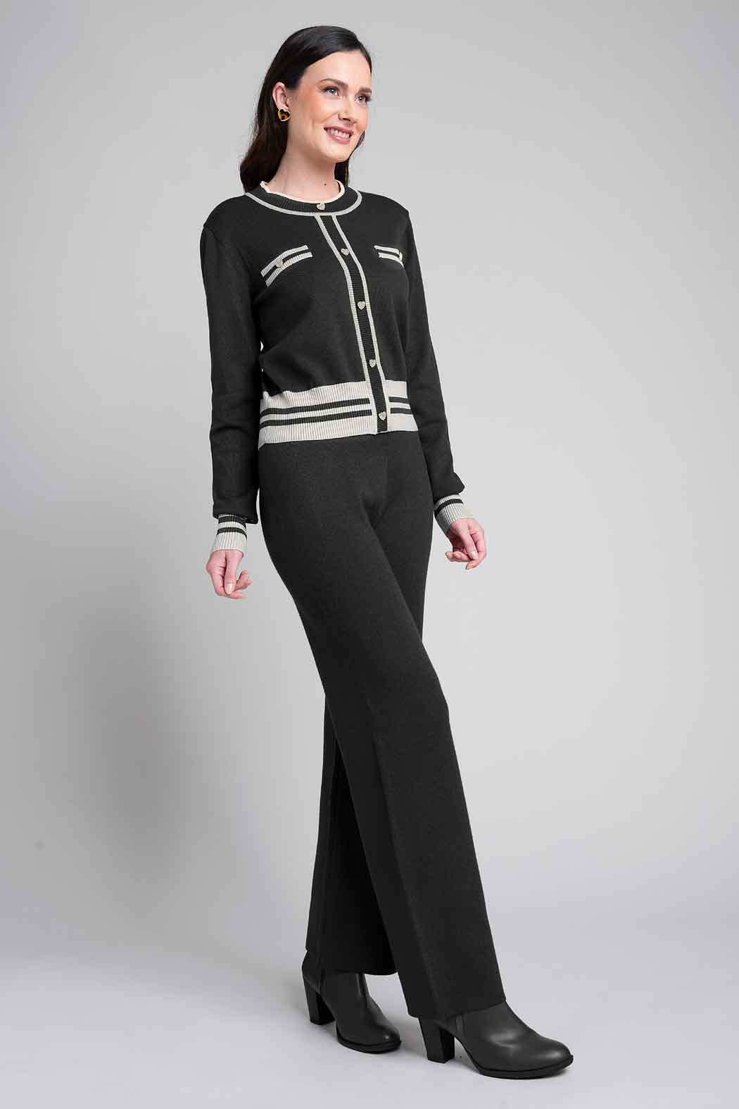 Conjunto De Pantalon Con Sueter De Punto