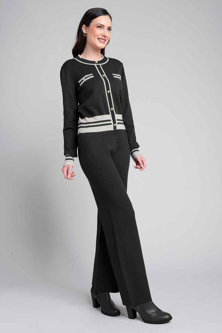 Conjunto De Pantalon Con Sueter De Punto