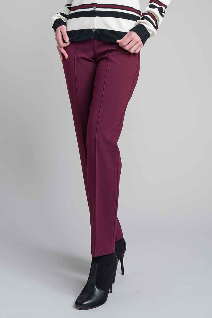 Pantalon Liso Corte Recto