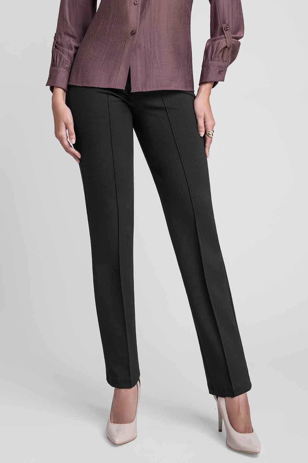 Pantalon Liso Corte Recto